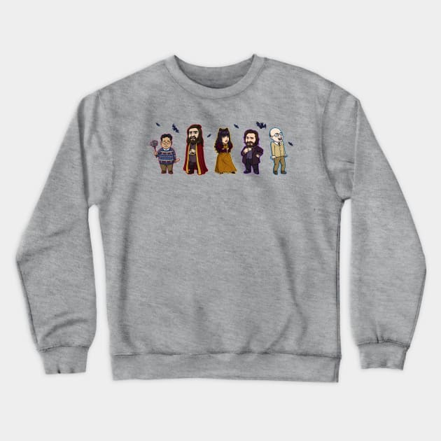 Lil What We Do in the Shadows gang Crewneck Sweatshirt by JadedSketch